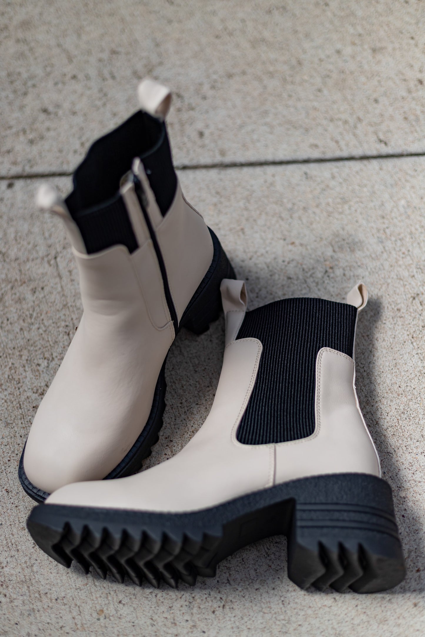 Bottines chelsea Lila