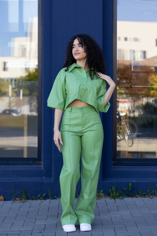 Pantalon taille haute Vanessa