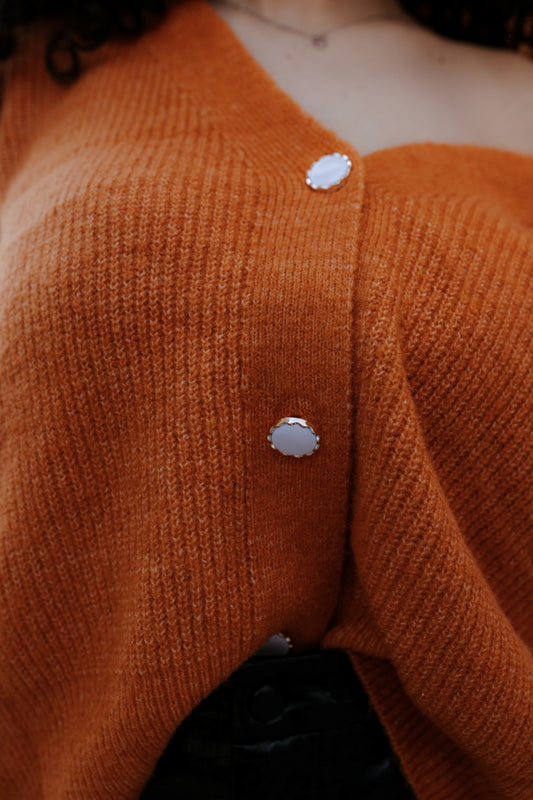Gilet boutonné Lucie