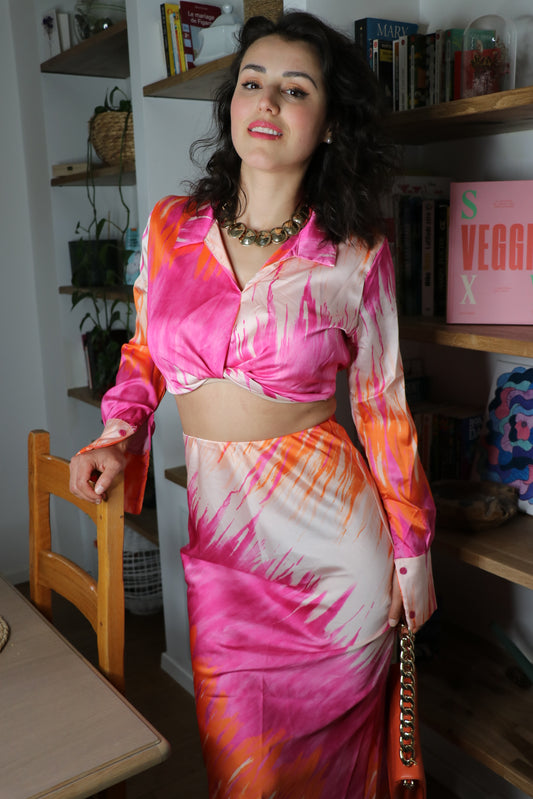 Ensemble jupe et chemise Maria