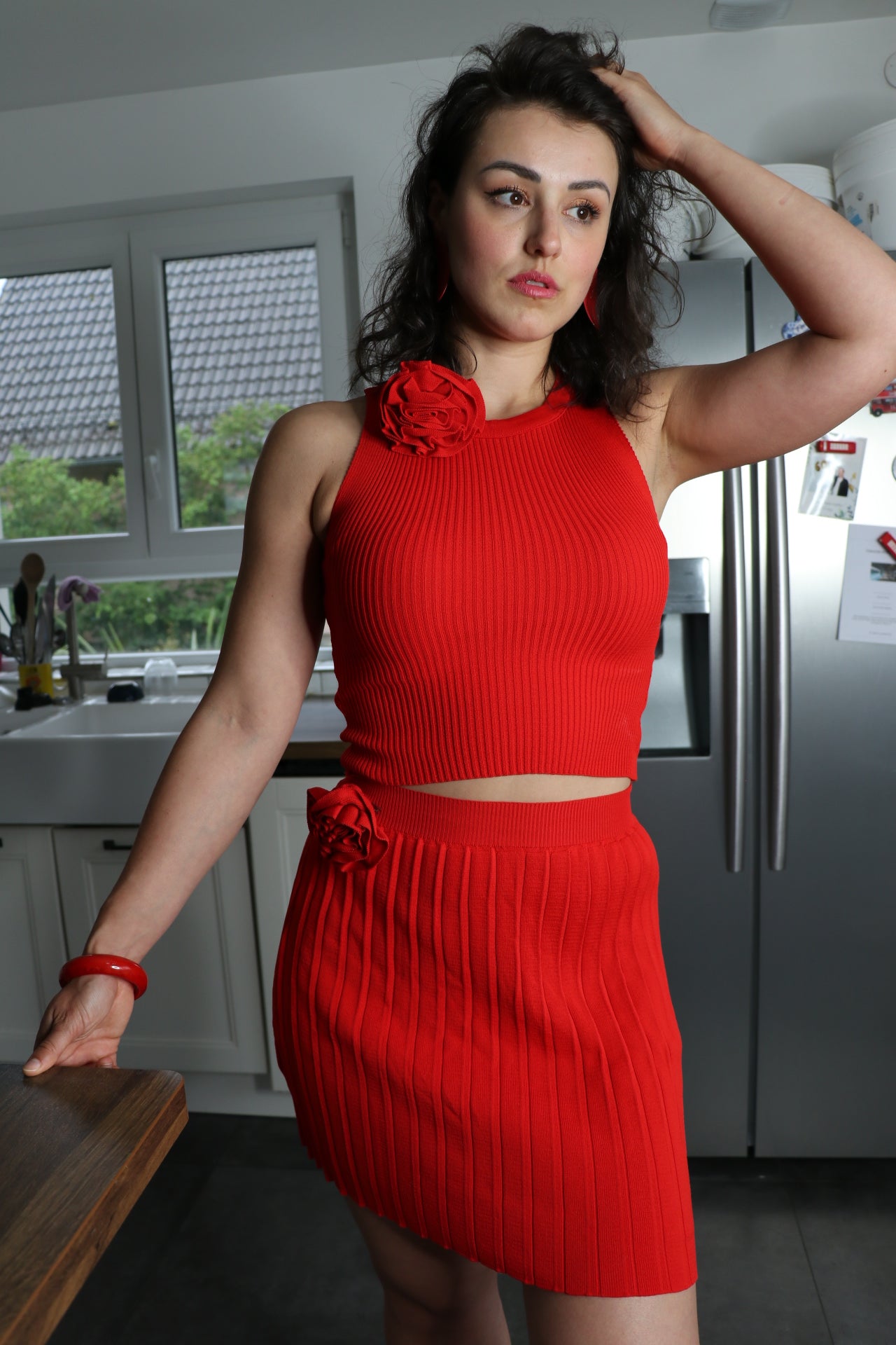 Ensemble rouge Ruby