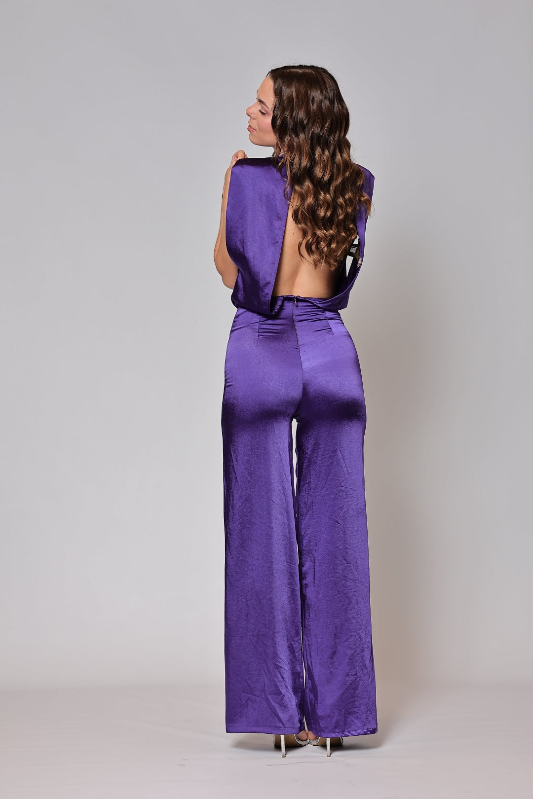 Combinaison en satin Camille