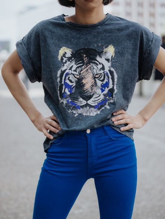 T-shirt gris Naïa