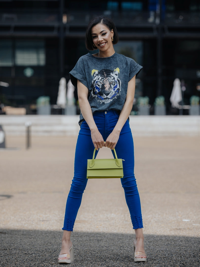 T-shirt gris Naïa